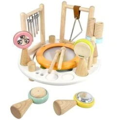 Jouets En Bois Table Musicale Pastel I'm Toy® - Porteur En Bois -Jouets En Bois jouets en bois table musicale pastel i m toy porteur en bois 3