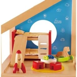 Jouets En Bois Maison De Poupées Accessoires 'Chambre D'Enfant' Hape® - Jouets Hape® -Jouets En Bois maison de poupees accessoires chambre d enfant hape 2