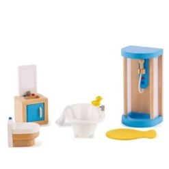 Maison De Poupées Accessoires 'Salle De Bain' Hape® - Jouets En Bois Hape® -Jouets En Bois maison de poupees accessoires salle de bain hape jouets en bois hape 1