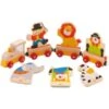 Petit Train De Plaques Cirque Sevi 1831-Train En Bois -Jouets En Bois petit train de plaques cirque sevi 1831 train en bois
