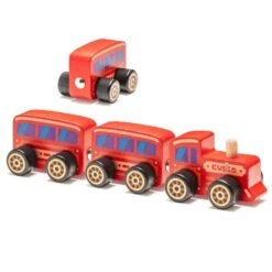 Petit Train En Bois Classic Express Cubika® - Jouets Bois -Jouets En Bois petit train en bois classic express cubika jouets bois 2