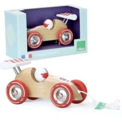 Petite Voiture De Course à Traîner Bois Naturel Vilac® - Jouets En Bois -Jouets En Bois petite voiture de course a trainer bois naturel vilac jouets en bois 2