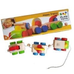 Plantoys Jouets Train En Bois'Joyeuse Locomotive' - Jouet En Bois -Jouets En Bois plantoys jouets train en bois joyeuse locomotive jouet en bois 2