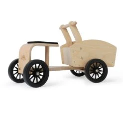 Porteur 4 Roues Vélo Cargo En Bois Kinderfeets® - Porteur Bébé -Jouets En Bois porteur 4 roues velo cargo en bois kinderfeets porteur bebe 1