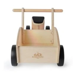 Porteur 4 Roues Vélo Cargo En Bois Kinderfeets® - Porteur Bébé -Jouets En Bois porteur 4 roues velo cargo en bois kinderfeets porteur bebe 2
