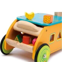 Porteur En Bois Avec Formes à Encastrer Lapin Small Foot By Legler® - Porteur En Bois -Jouets En Bois porteur en bois avec formes a encastrer lapin small foot by legler porteur en bois 2