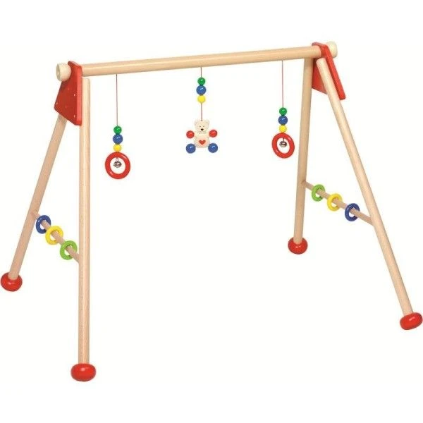 Portique D'activité En Bois Ourson Petit Cœur Heimess® - Jouet Bébé Bio 4 Portique D'activité En Bois Ourson Petit Cœur Heimess® - Jouet Bébé Bio – Image 2