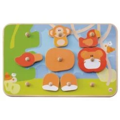 Puzzle à Boutons Créatif Savane 30 Pièces Sevi 1831- Puzzle En Bois