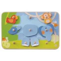 Puzzle à Boutons Créatif Savane 30 Pièces Sevi 1831- Puzzle En Bois -Jouets En Bois puzzle a boutons creatif savane sevi 1831 puzzle en bois 1 1