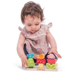 Puzzle De Formes à Empiler Jardin Enchanté 9 Pièces Le Toy Van® - Jouets En Bois -Jouets En Bois puzzle de formes a empiler jardin enchante 9 pieces le toy van jouets en bois 3