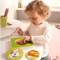 Puzzle En Bois Les Amis De La Ferme HABA® - Puzzles Bois 3D -Jouets En Bois puzzle en bois les amis de la ferme haba puzzles bois 3d 2