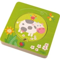 Puzzle En Bois Les Amis De La Ferme HABA® - Puzzles Bois 3D