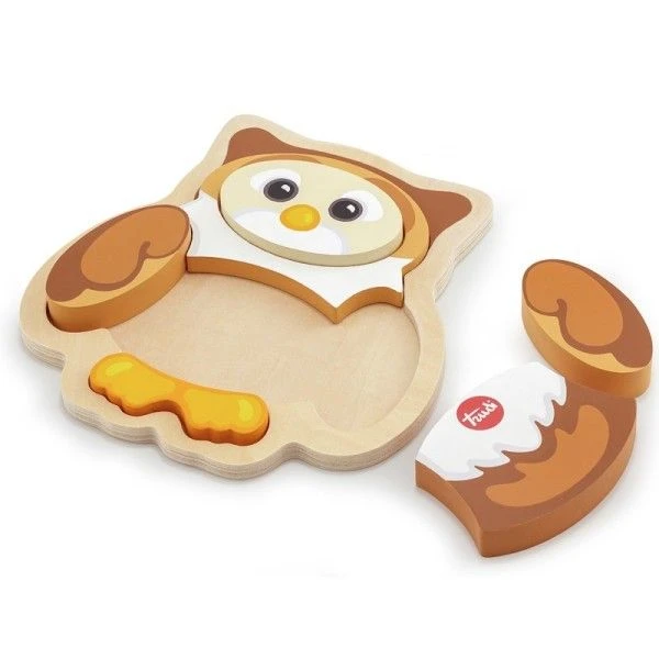 Puzzles En Bois 'Hibou Rinaldo' 6 Pièces Sevi 1831 - Jouets En Bois 4 Puzzles En Bois 'Hibou Rinaldo' 6 Pièces Sevi 1831 - Jouets En Bois – Image 2