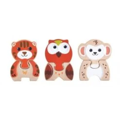 Puzzles Plantoys 'PlanWood' Animaux Sauvages- Jouet En Bois -Jouets En Bois puzzles plantoys planwood animaux sauvages jouet en bois 1 2