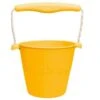 Seau De Plage Enfant En Silicone Moutarde Scrunch® - Jouets De Plage -Jouets En Bois seau de plage enfant en silicone moutarde scrunch jouets de plage