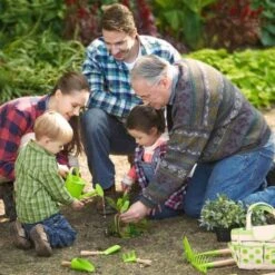 Set 3 Outils De Jardinage EverEarth®-JouetsJardinage Enfants -Jouets En Bois set 3 outils de jardinage everearth jouets jardinage enfants 2