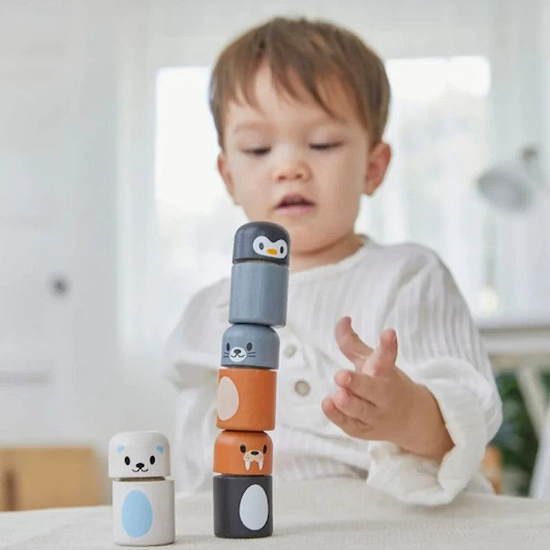 Set 4 Animaux De L'Arctique à Associer Plantoys® - Jouet Bébé En Bois 8 Set 4 Animaux De L'Arctique à Associer Plantoys® - Jouet Bébé En Bois – Image 6