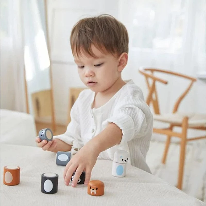 Set 4 Animaux De L'Arctique à Associer Plantoys® - Jouet Bébé En Bois 9 Set 4 Animaux De L'Arctique à Associer Plantoys® - Jouet Bébé En Bois – Image 7