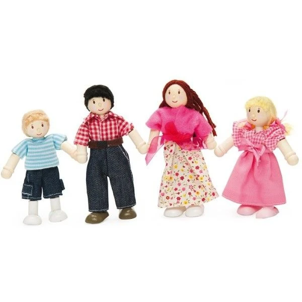 Set 4 Figurines Poupées Budkins 'My Family' Le Toy Van® - Jouets En Bois - Jouets En Bois 3 Set 4 Figurines Poupées Budkins 'My Family' Le Toy Van® - Jouets En Bois - Jouets En Bois