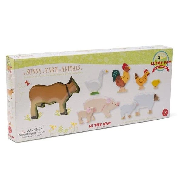 Set De La Ferme 9 Animaux En BoisLe Toy Van®- Jouets En Bois 5 Set De La Ferme 9 Animaux En BoisLe Toy Van®- Jouets En Bois – Image 3