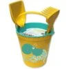 Set De Plage Seau, Râteau, Tamis, Pelle Jaune Poulpe En Algoblend (Algue) Coq En Pâte® - BioPlastic -Jouets En Bois set de plage seau rateau tamis pelle jaune poulpe en algoblend algue coq en pate bioplastic