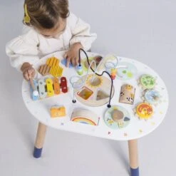 Table Activités Sensorielles Nuage & Arc En Ciel Le Toy Van® - Jouets En Bois -Jouets En Bois table activites sensorielles nuage arc en ciel le toy van jouets en bois 4