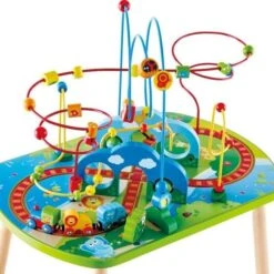 Table D'activités Circuit Train Jungle Hape® - Jouets En Bois Bébé -Jouets En Bois table d activites circuit train jungle hape jouets en bois bebe 2