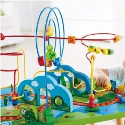 Table D'activités Circuit Train Jungle Hape® - Jouets En Bois Bébé -Jouets En Bois table d activites circuit train jungle hape jouets en bois bebe 4