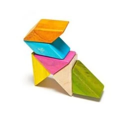 Tegu® Cubes Magnétiques Prism Pocket Pouch Tints- Jouets En Bois -Jouets En Bois tegu cubes magnetiques prism pocket pouch tints jouets en bois 2