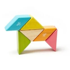 Tegu® Cubes Magnétiques Prism Pocket Pouch Tints- Jouets En Bois -Jouets En Bois tegu cubes magnetiques prism pocket pouch tints jouets en bois 5