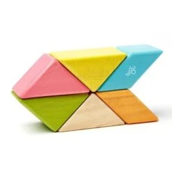 Tegu® Cubes Magnétiques Prism Pocket Pouch Tints- Jouets En Bois -Jouets En Bois tegu cubes magnetiques prism pocket pouch tints jouets en bois 6