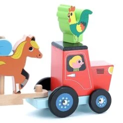 Tracteur Remorque Animaux De La Ferme Empil'animo Ingela P.Arrhenius Vilac® - Jouets En Bois -Jouets En Bois tracteur remorque animaux de la ferme empil animo ingela parrhenius vilac jouets en bois 3