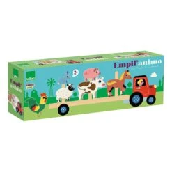 Tracteur Remorque Animaux De La Ferme Empil'animo Ingela P.Arrhenius Vilac® - Jouets En Bois -Jouets En Bois tracteur remorque animaux de la ferme empil animo ingela parrhenius vilac jouets en bois 6