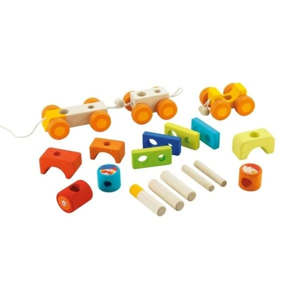 Train Cubes Sévi - Jouets En Bois 4 Train Cubes Sévi - Jouets En Bois – Image 2