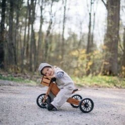 Tricycle évolutif Draisienne En Bois 2 En 1 Tiny Tot 10" Bambou Kinderfeets®- Draisienne 1 An -Jouets En Bois tricycle evolutif draisienne en bois 2 en 1 tiny tot 10 bambou kinderfeets 5