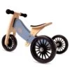 Tricycle évolutif Draisienne En Bois 2 En 1 Tiny Tot Plus 12" Bleu Ardoise Kinderfeets® - Tricycle Bois -Jouets En Bois tricycle evolutif draisienne en bois 2 en 1 tiny tot plus 12 bleu ardoise kinderfeets tricycle bois