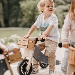 Tricycle évolutif Draisienne En Bois 2 En 1 Tiny Tot Plus 12" Bleu Ardoise Kinderfeets® - Tricycle Bois -Jouets En Bois tricycle evolutif draisienne en bois 2 en 1 tiny tot plus 12 bleu ardoise kinderfeets tricycle bois 3
