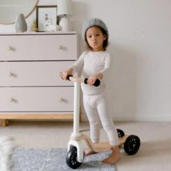 Trottinette 3 Roues En Bois Kinderscooter Kinderfeets® - Trottinette Bois -Jouets En Bois trottinette 3 roues en bois kinderscooter kinderfeets trottinette bois 3