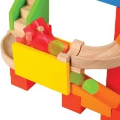 Wonderworld® Circuit à Billes Toboggan Flipper Trix Track - Circuit Billes -Jouets En Bois wonderworld circuit a billes toboggan flipper trix track circuit billes 2